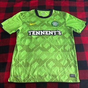 RARE Celtic FC 🏴󠁧󠁢󠁳󠁣󠁴󠁿 2010-11 Away Nike Premiership Jersey